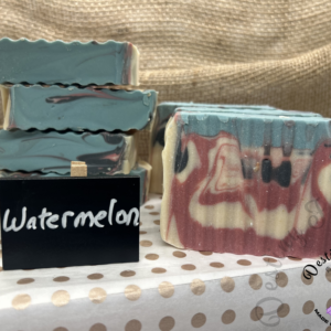 Watermelon Goat Milk Soap by Destiny Farms